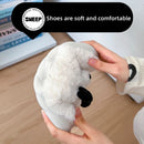 🎁    Chinelos de casa de ovelha  chinelos de animais fofos para mulheres meninas kawaii f
