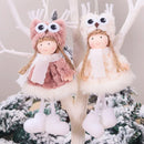 New Year 2024 Linen Christmas Gnomes Apron Christmas Decorations for Home Xmas Kitchen Accessories Natal Navidad 2023 Noel Deco