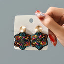 Brincos Femininas de Madeira Chic