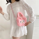 Bolsa de pelúcia  Desenho animado Anime Bolsa de mão Cross