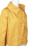 WHY Dress High Neck Collared Long Sleeve Button Pocket Solid Nylon